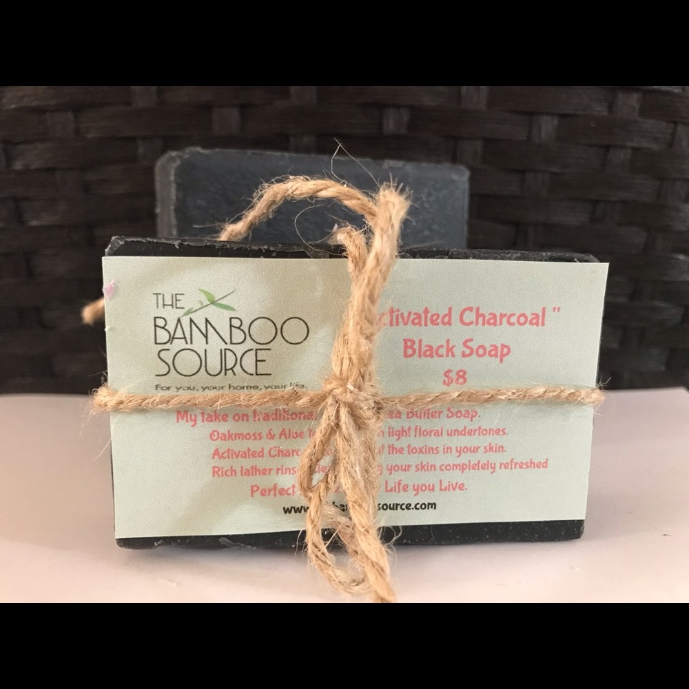 Organic Activated Charcoal Black Bar Soap